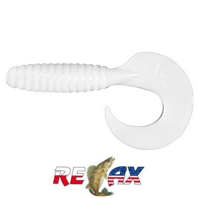 Твистер Relax 5.0" Standart (TS001 white)