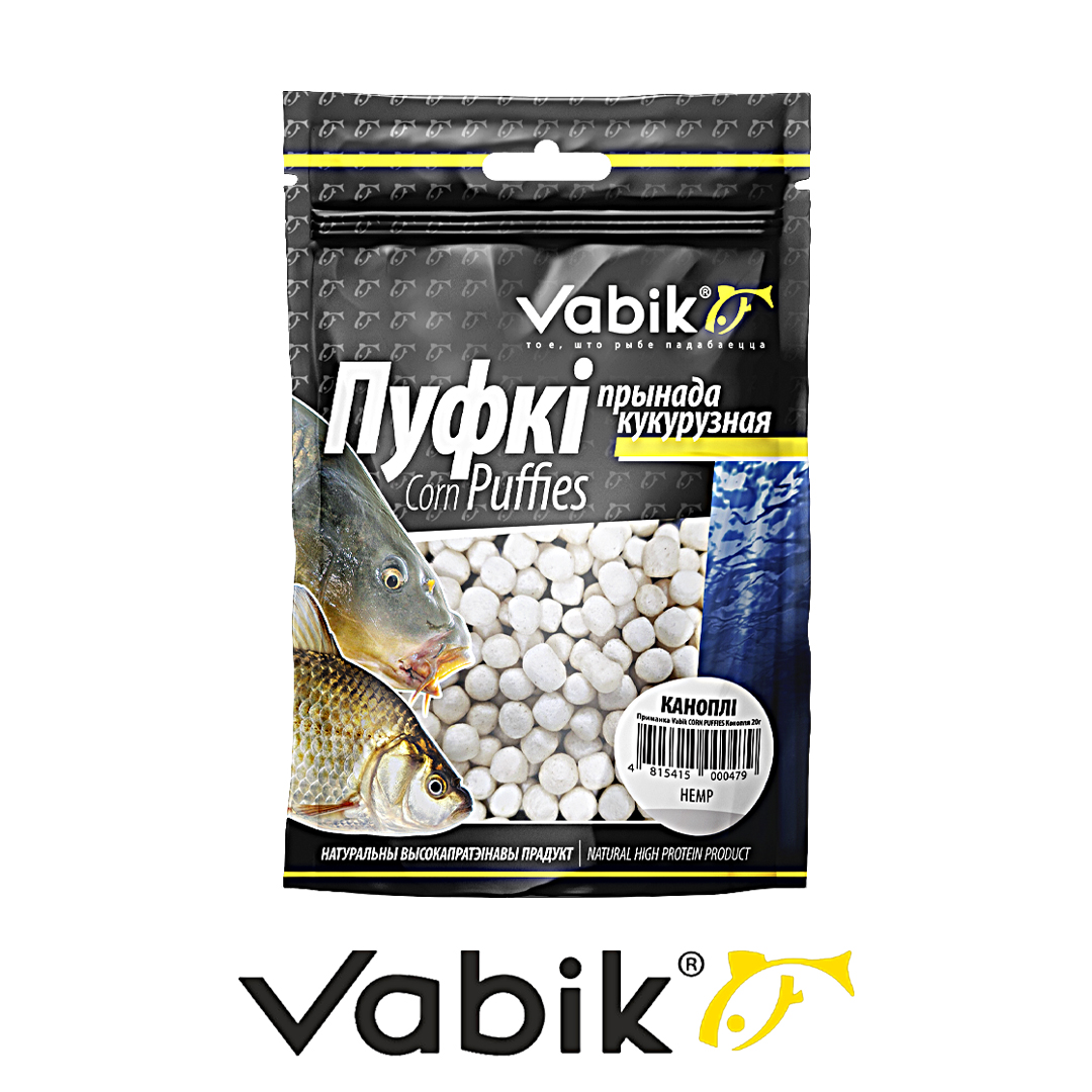 Приманка рыболовная Vabik Corn Puffies 06 конопля