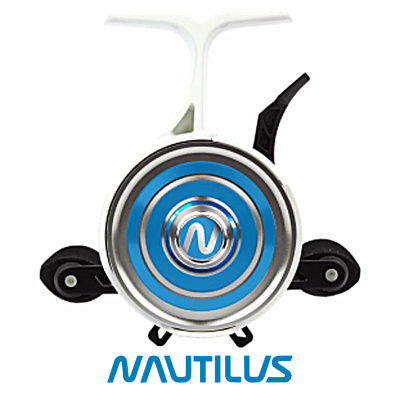 Катушка зимняя Nautilus Ice King White (N-ice king, 2.5:1, 3+1bb, 186гр.white black левая)