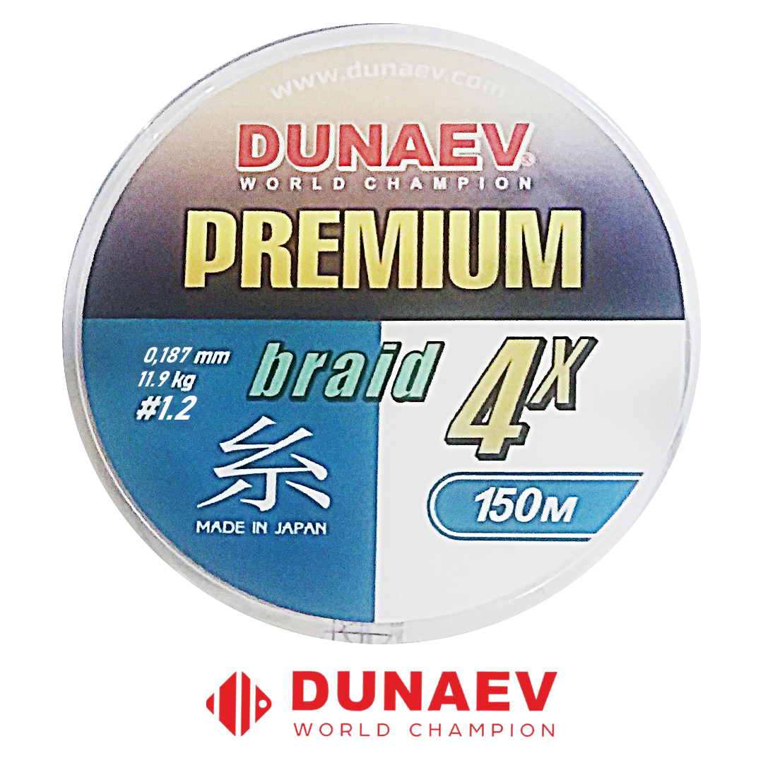Шнур Dunaev Premium PEx4 MultiColor 150м 12