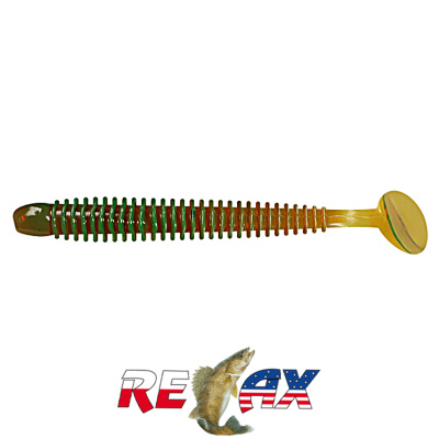 Виброхвост Relax Texas 5.0" Standart (S091 motor oil)