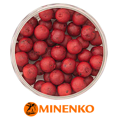 Бойлы Minenko вареные насадочные 14мм (Strawberry (клубника))