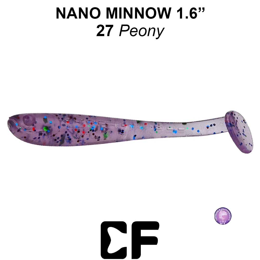 Виброхвост Crazy Fish Nano Minnow 1.6 27 0