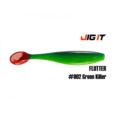 Виброхвост Jig It Flutter 4.4 Squid (002 blue killer)