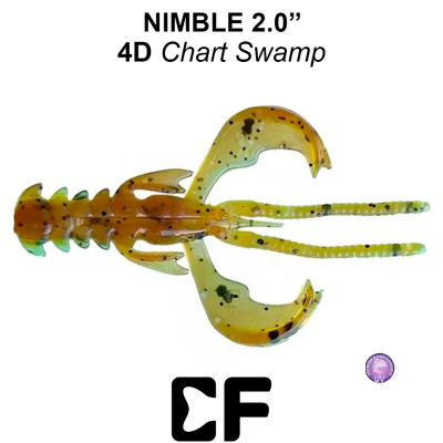 Рак CF Nimble 2.0" плавающий (50-50-4d-6 UV chart swamp Кальмар)