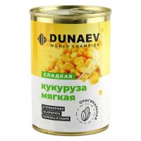 Кукуруза мягкая Dunaev мбанка 400гр. 00