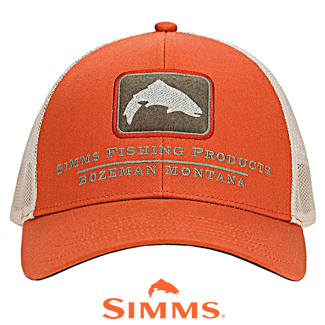 Кепка Simms Double Haul Icon Trucker 00 Simms Orange