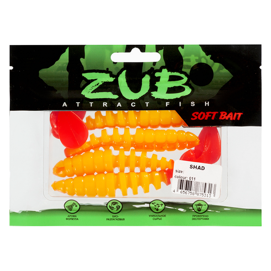 Виброхвост ZUB Shad 3,0-4,0 011 01