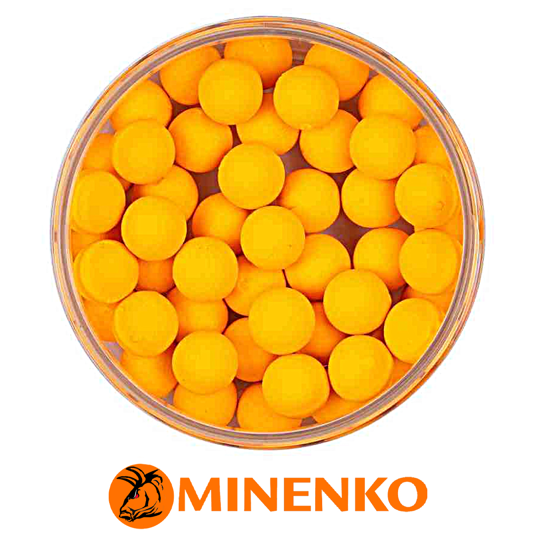 Бойлы Minenko Pop-Up плавающие 14мм (Mandarine) 03