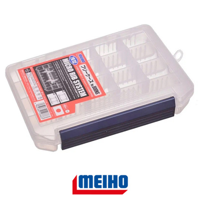 Коробка Meiho Free Case  800 (800NS, 205×145×28мм, 4-20отд.+12пер.)