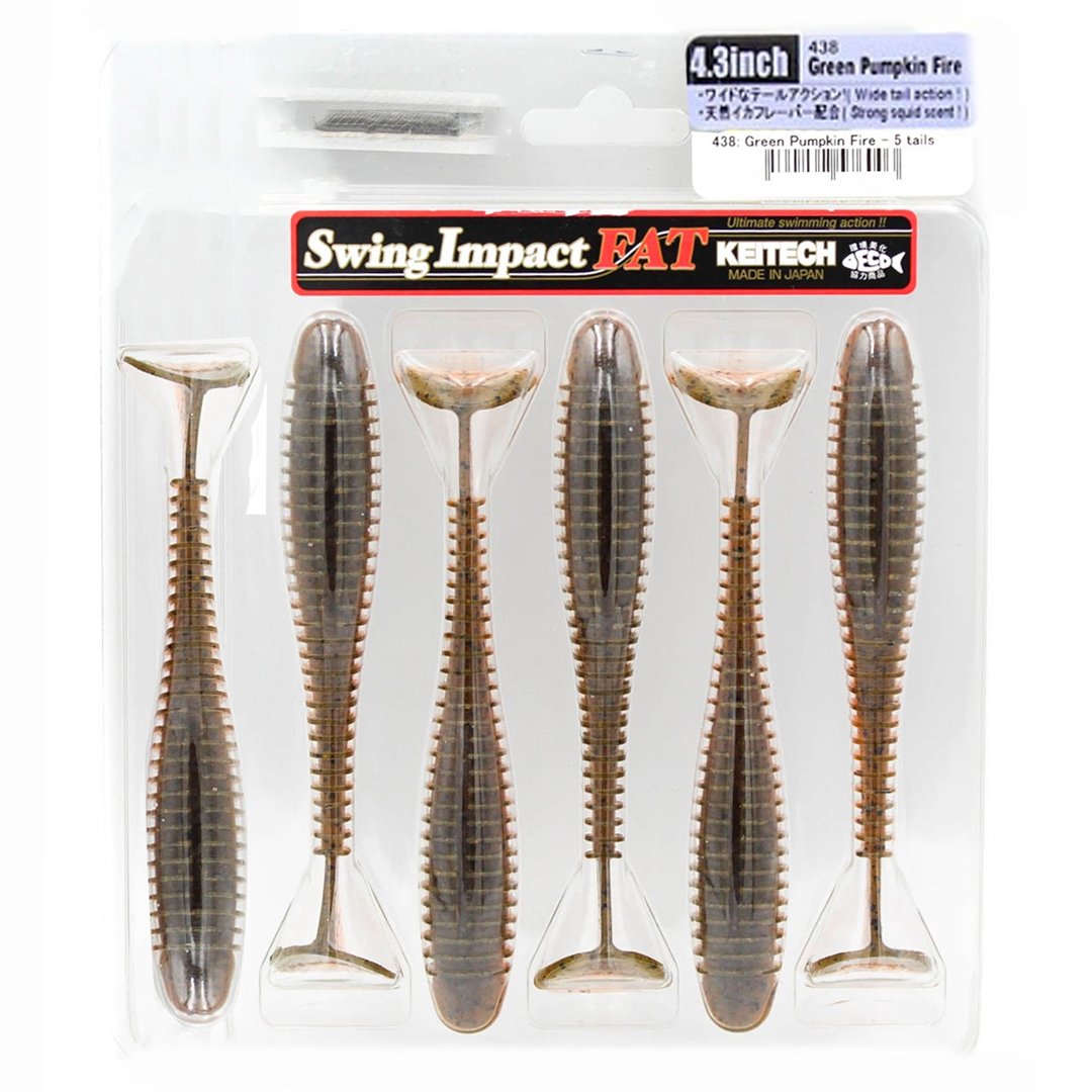 Виброхвост Keitech Swing Impact Fat 4.3 00 упаковка
