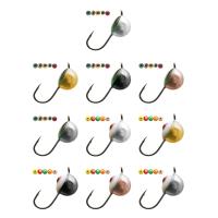 Мормышка LumiCom вольфрам П-сфера (окуневый фосфорный глаз) 00