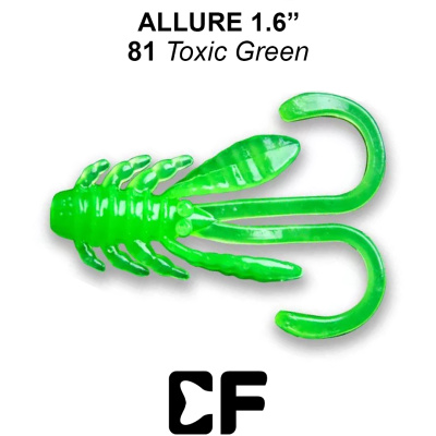 Нимфа CF Allure 1.6" (23-40-81-6 toxic green Кальмар)