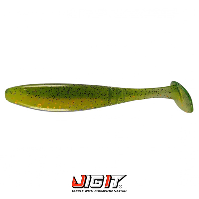 Виброхвост Jig It Flutter 3.8" (001 pearl green)