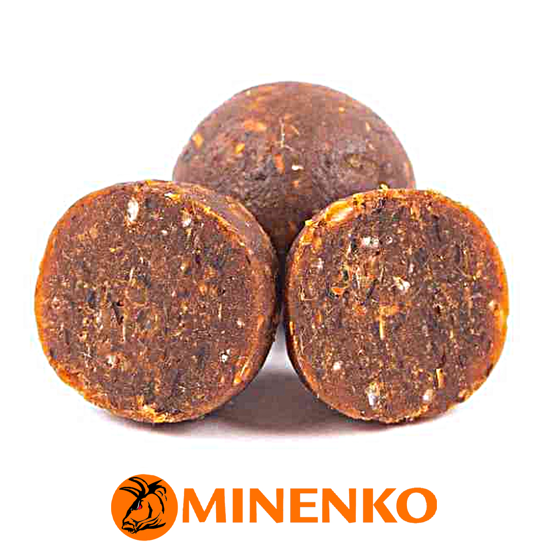 Бойлы Minenko Soluble пылящие насадочные 14мм (Mandarine) 04