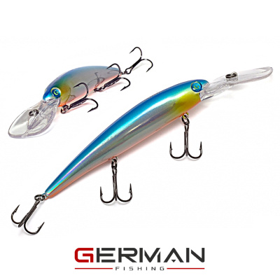 Воблер German GG Bandit 120F XDD (C114 синяк хром)