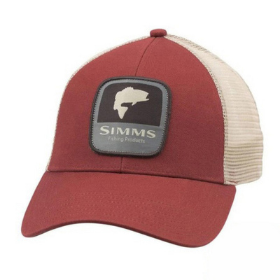 Кепка Simms Bass Patch Trucker (Rusty Red)