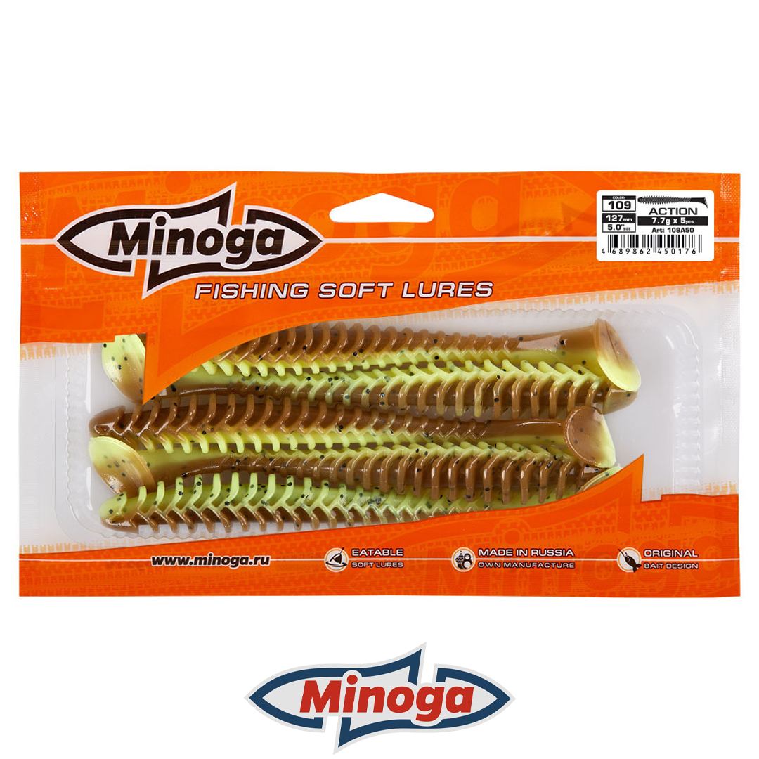 Виброхвост Minoga Action 109 3