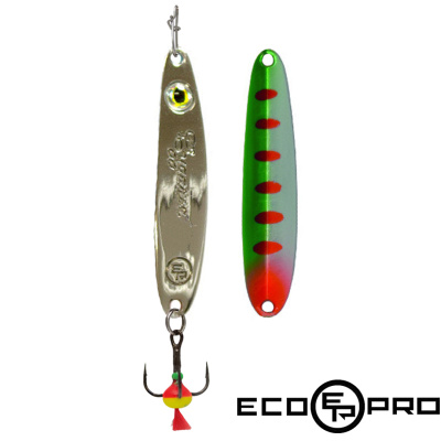 Блесна EcoPro Судачья с глазком 70 (BIL UV)