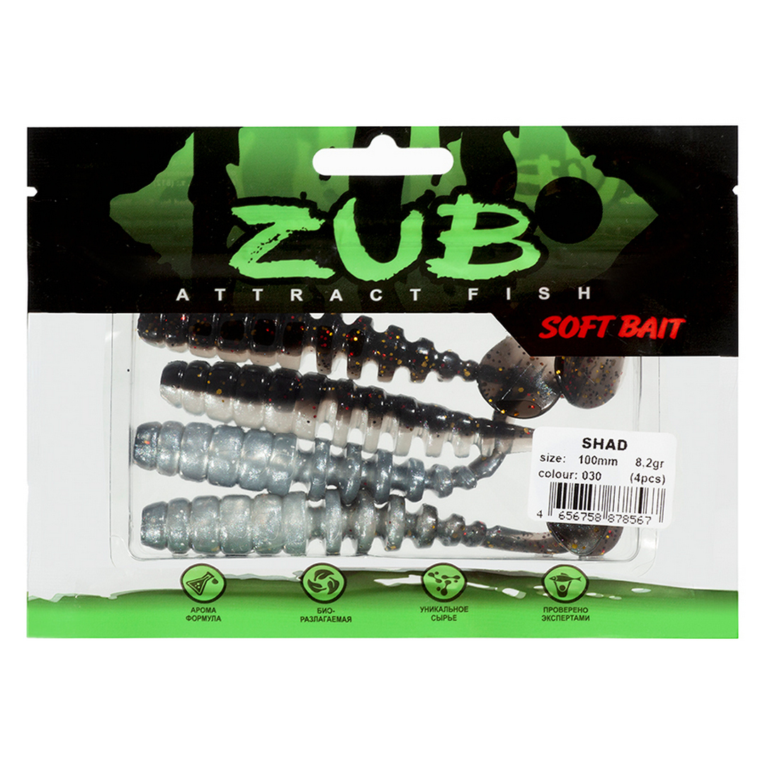 Виброхвост ZUB Shad 3,0-4,0 030 01