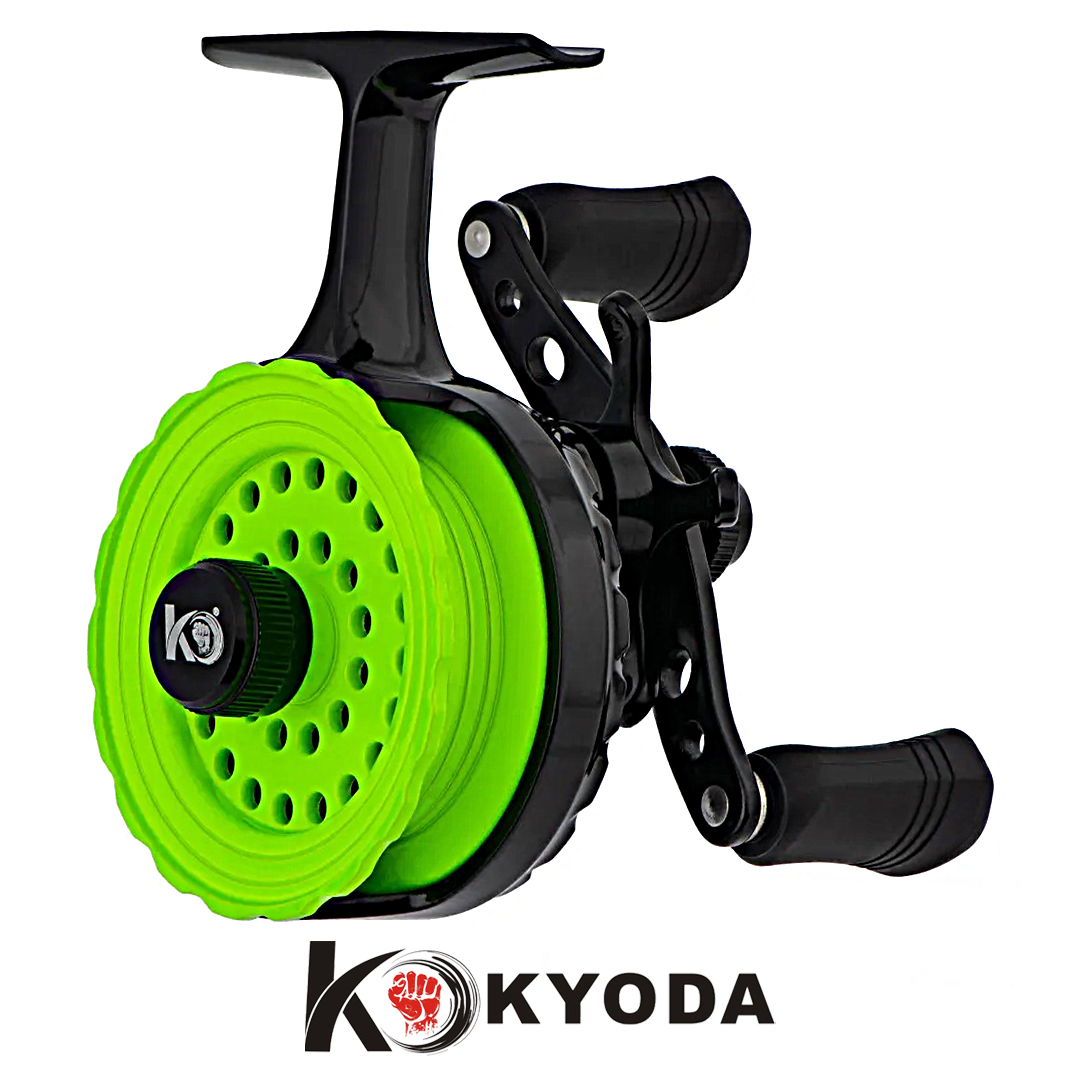 Катушка зима Kyoda Fisher FEG100 шпуля пластик 00