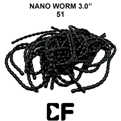 Червь CF Nano worm 3.0" (86-90-51-6  Кальмар)