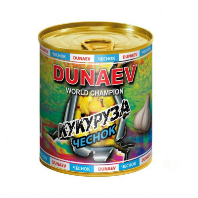 Добавка Dunaev для прикормки м/банка 320g (кукуруза чеснок)