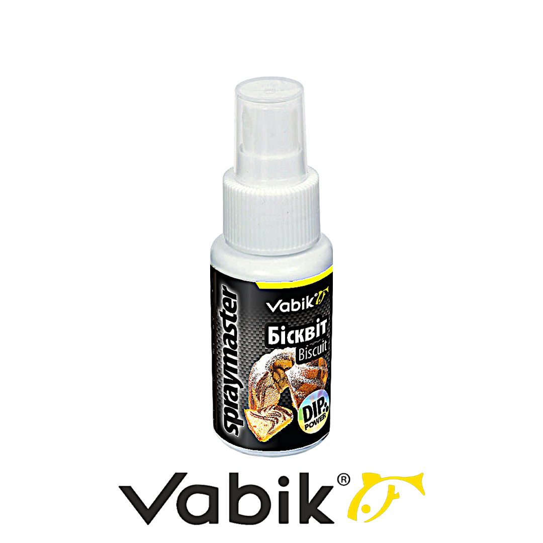 Аттрактант рыболовный Vabik Spray Master 04 бисквит