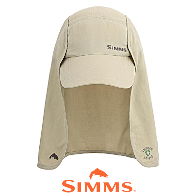 Кепка Simms BugStopper SunShield Cap (Stone, EU)