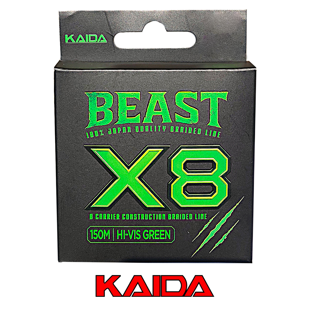 Плетёный шнур Kaida Razor Beast 8X 150м Green 00