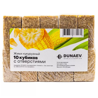 Жмых Dunaev кукурузный (кукуруза)