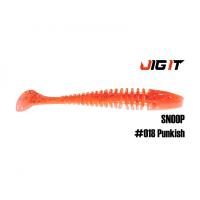 Виброхвост Jig It Snoop 4.0" (018 punkish)