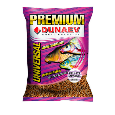 Прикормка Dunaev Premium Pellets (4mm, универсальная)