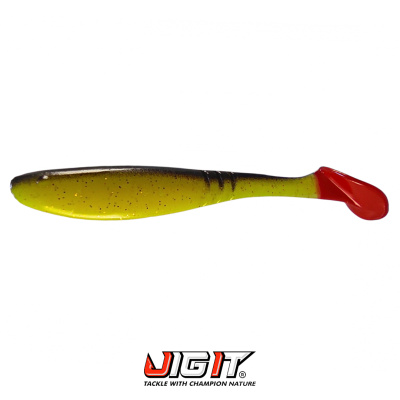 Виброхвост Jig It Flutter 3.8" (005 red tail)