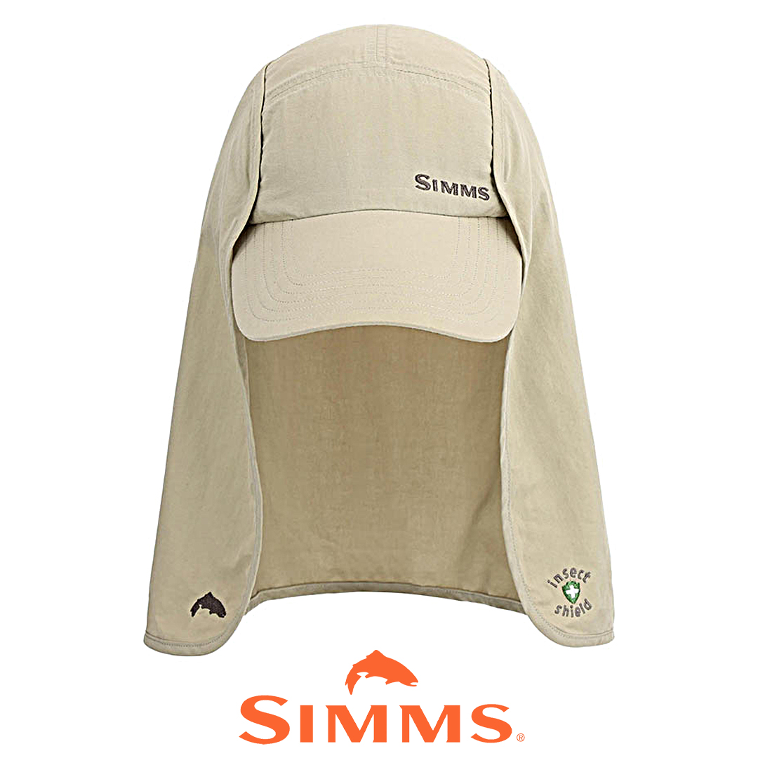 Кепка Simms Bug Stopper Sun Shield Cap (Stone, EU) 00
