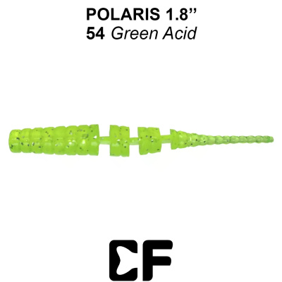 Слаг CF Polaris 1.8" (5-45-54-6 green acid Кальмар)