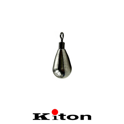 Дроп-шот Kiton Капля с вертлюгом вольфрам (1,3гр.)