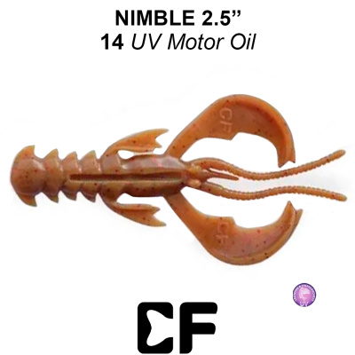 Рак CF Nimble 2.5" (44-65-14-6 UV motor oil Кальмар)