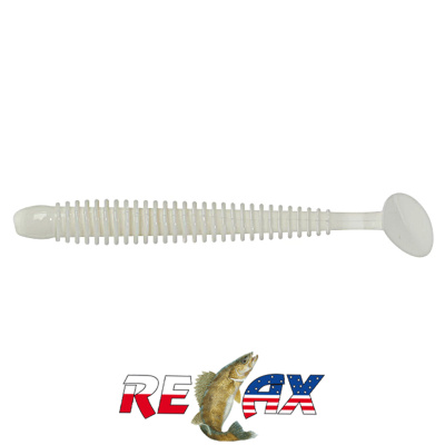 Виброхвост Relax Texas 5.0" Standart (S001 white)