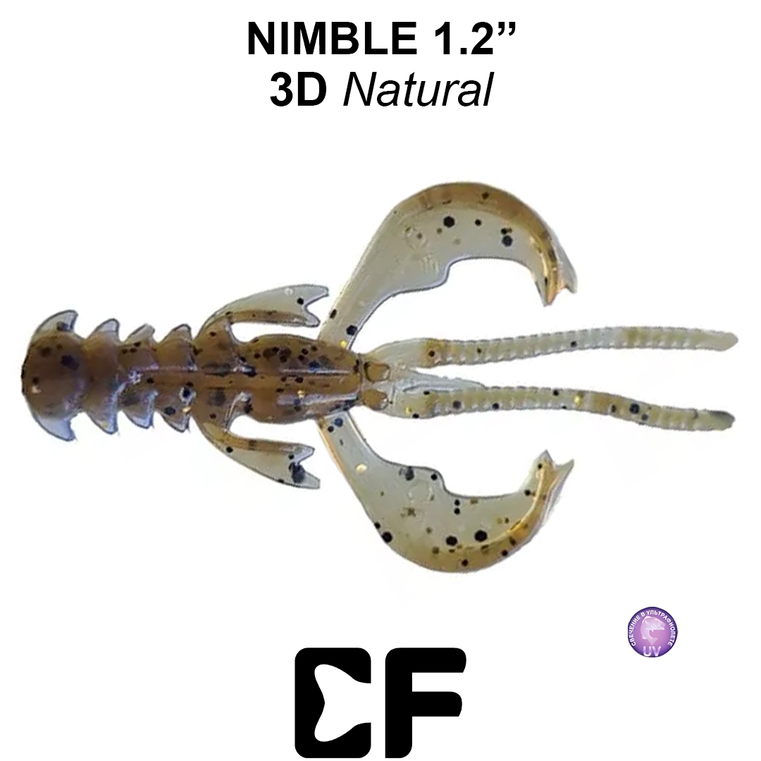 Рак Crazy Fish Nimble 1.2 03d 0