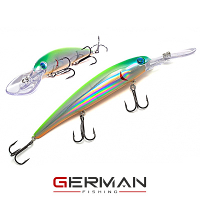 Воблер German GG Bandit 120F XDD (C116 зелень хром)