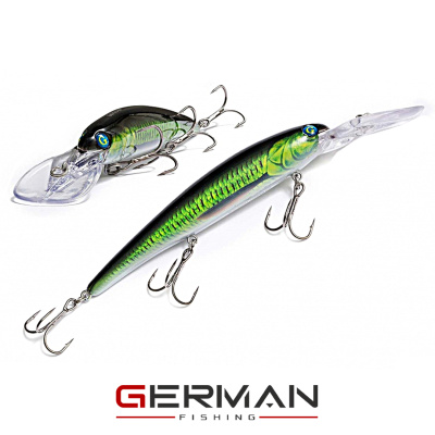 Воблер German GG Bandit 120F XDD (C278 шпрот)