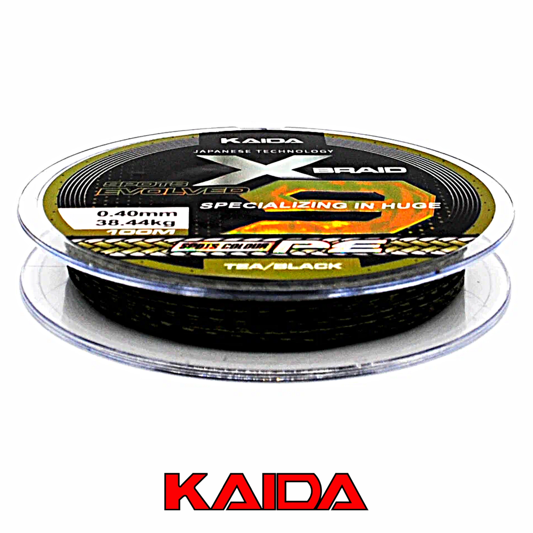 Плетёный шнур Kaida Spots Evolved X9 100м Dark Green 03