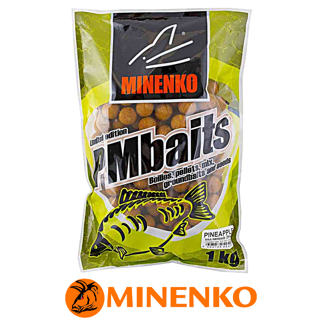 Бойлы Minenko Soluble пылящие 20мм (Pineapple) 00