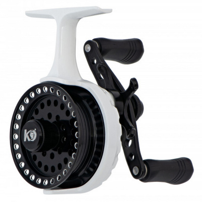 Катушка зима Kyoda Fisher FEl100 шпуля металл (FEl100, 2.6:1, 175g white)