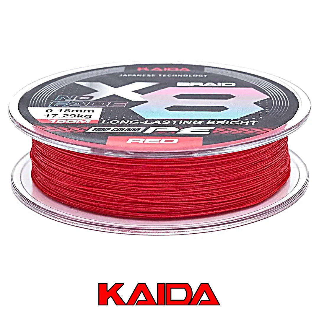 Плетёный шнур Kaida No Fade X8 150м Red Fantom 03