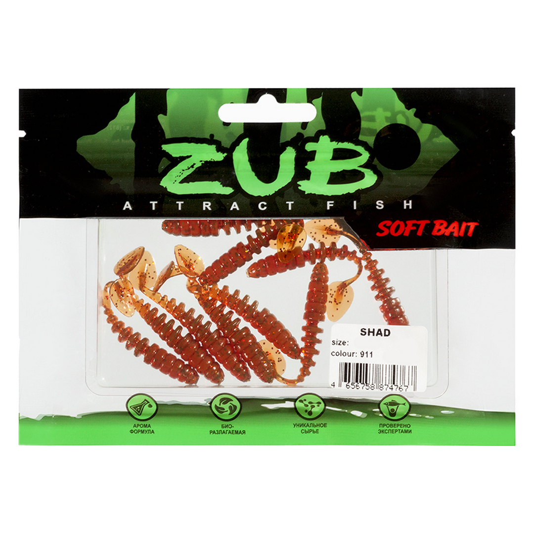 Виброхвост ZUB Shad 1,6-2,0 911 01