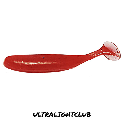 Виброхвост Ultralightclub Easy 1,6" (019 красный)