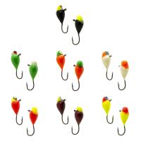 Мормышка LumiCom вольфрам Капля с ушком (обмазка с камнем) 00