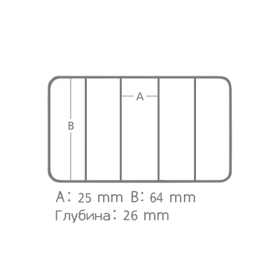 Коробка Meiho Versus 702 (VS-702-B, 138×77×31, 5отд. черный)